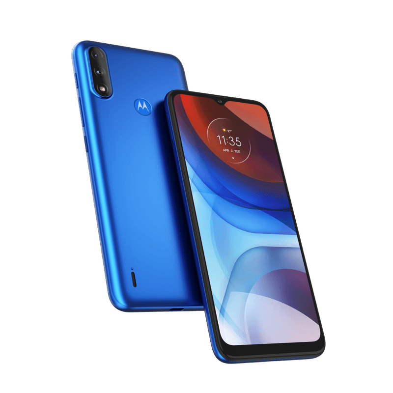 Smartphone-Moto-E7-Power-32GB-Imagem-Frontal-Curvada-Azul-Metalico