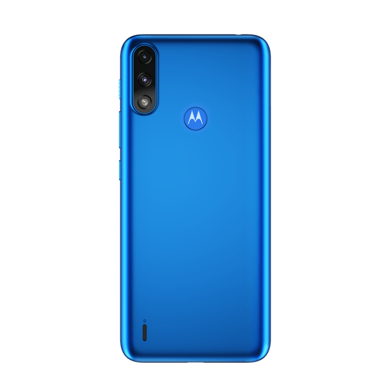 Smartphone-Moto-E7-Power-32GB-Imagem-Traseira-Azul-Metalico