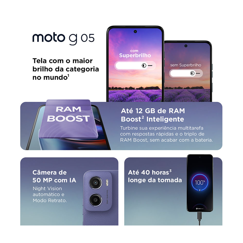 Celular corporativo Moto G05 | Motorola Empresas 2026